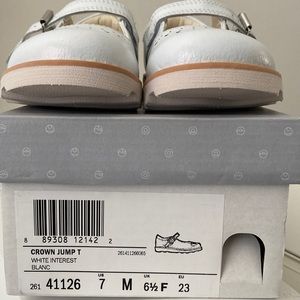 Clarks 7M White Shoes Toddler Girl